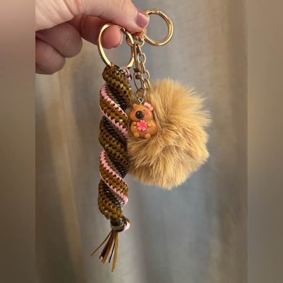 Capybara Cutie Charm Keychain (Custom Order) - Picture 4 of 4